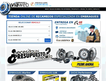 Tablet Screenshot of embraguesviaweb.com